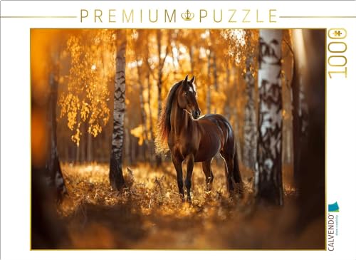 CALVENDO Puzzle Braunes Pferd im Herbstwald | 1000 Teile Lege-Größe 64 x 48 cm Foto-Puzzle für glückliche Stunden CALVENDO Puzzle Braunes Pferd im Herbstwald | 1000 Teile Lege-Größe 64 x 48 cm Foto-Puzzle für glückliche Stunden von CALVENDO