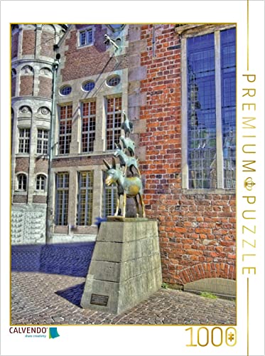 CALVENDO Puzzle Bremen - Das bekannteste Wahrzeichen der Stadt, die Stadtmusikanten von 1953 1000 Teile Puzzle hoch | 1000 Teile Lege-Größe 48 x 64 cm Foto-Puzzle für glückliche Stunden CALVENDO Puzzle Bremen - Das bekannteste Wahrzeichen der Stadt, die Stadtmusikanten von 1953 1000 Teile Puzzle hoch | 1000 Teile Lege-Größe 48 x 64 cm Foto-Puzzle für glückliche Stunden von CALVENDO