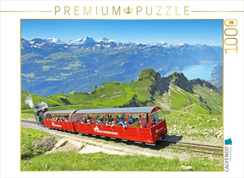 CALVENDO Puzzle Brienzer Rothorn-Bahn (Zahnradbahn), Schweiz. 1000 Teile Puzzle quer | Lege-Größe cm Foto-Puzzle für glückliche Stunden von CALVENDO