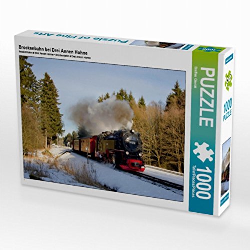 CALVENDO Puzzle Brockenbahn bei DREI Annen Hohne 1000 Teile Lege-Größe 64 x 48 cm Foto-Puzzle Bild von Steffen Gierok ; Magik Artist Design von CALVENDO