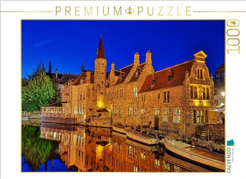 CALVENDO Puzzle Brügge, Rozenhoedkaai | 1000 Teile Lege-Größe 64 x 48 cm Foto-Puzzle für glückliche Stunden von CALVENDO