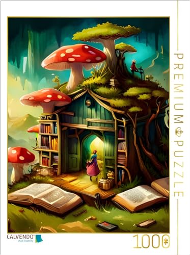 CALVENDO Puzzle Bücherwurm | 1000 Teile Lege-Größe 48 x 64 cm Foto-Puzzle für glückliche Stunden von CALVENDO