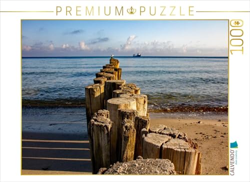 CALVENDO Puzzle Buhnen im Ostseebad Kühlungsborn - Blick aufs Meer | 1000 Teile Lege-Größe 64 x 48 cm Foto-Puzzle für glückliche Stunden von CALVENDO