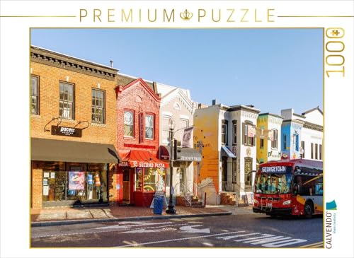 CALVENDO Puzzle Bunte Häuser und Bus in der Wisconsin Street – Georgetown, Washington, D.C. | 1000 Teile Lege-Größe 64 x 48 cm Foto-Puzzle für glückliche Stunden CALVENDO Puzzle Bunte Häuser und Bus in der Wisconsin Street – Georgetown, Washington, D.C. | 1000 Teile Lege-Größe 64 x 48 cm Foto-Puzzle für glückliche Stunden von CALVENDO