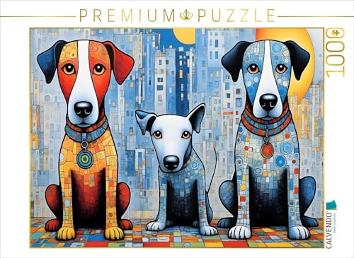 CALVENDO Puzzle Bunte Hunde - Reinschnuppern ins Neue Jahr | 1000 Teile Lege-Größe 64 x 48 cm Foto-Puzzle für glückliche Stunden CALVENDO Puzzle Bunte Hunde - Reinschnuppern ins Neue Jahr | 1000 Teile Lege-Größe 64 x 48 cm Foto-Puzzle für glückliche Stunden von CALVENDO