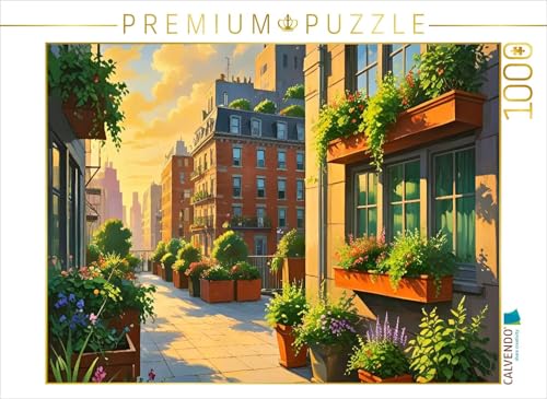 CALVENDO Puzzle Bunte gepflegte Häuserfassaden | 1000 Teile Lege-Größe 64 x 48 cm Foto-Puzzle für glückliche Stunden von CALVENDO
