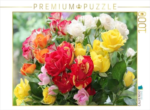 CALVENDO Puzzle Bunter Rosenstrauß | 1000 Teile Lege-Größe 64 x 48 cm Foto-Puzzle für glückliche Stunden CALVENDO Puzzle Bunter Rosenstrauß | 1000 Teile Lege-Größe 64 x 48 cm Foto-Puzzle für glückliche Stunden von CALVENDO