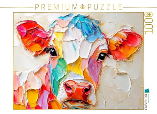 CALVENDO Puzzle Buntes Kalb. Zauberhaftes Rinder-Portrait | 1000 Teile Lege-Größe 64 x 48 cm Foto-Puzzle für glückliche Stunden CALVENDO Puzzle Buntes Kalb. Zauberhaftes Rinder-Portrait | 1000 Teile Lege-Größe 64 x 48 cm Foto-Puzzle für glückliche Stunden von CALVENDO
