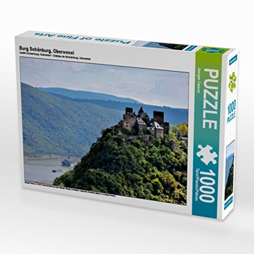 CALVENDO Puzzle Burg Schönburg, Oberwesel 1000 Teile Puzzle quer | Lege-Größe cm Foto-Puzzle für glückliche Stunden von CALVENDO
