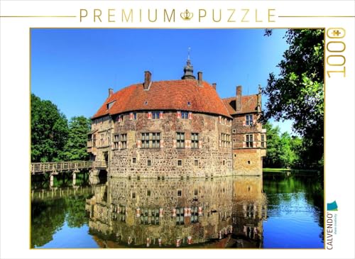 CALVENDO Puzzle Burg Vischering in Lüdinghausen ursprünglich 1271 erbaut. Wiederaufbau Mitte des 16.Jahrhunderts | Lege-Größe cm Foto-Puzzle für glückliche Stunden von CALVENDO