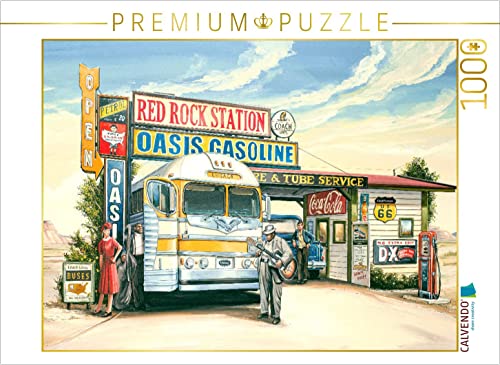 CALVENDO Puzzle Bus Station in Amerika 1950er Jahre 1000 Teile Lege-Größe 64 x 48 cm Foto-Puzzle Bild von Georg Huber CALVENDO Puzzle Bus Station in Amerika 1950er Jahre 1000 Teile Lege-Größe 64 x 48 cm Foto-Puzzle Bild von Georg Huber von CALVENDO