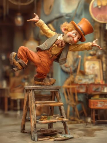 CALVENDO Puzzle Caricatures des héros du quotidien | 1000 Teile Lege-Größe 48 x 64 cm Foto-Puzzle für glückliche Stunden von CALVENDO