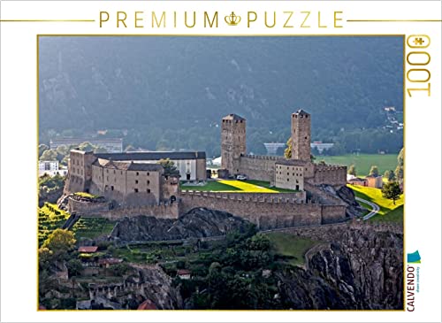 CALVENDO Puzzle Castel Grande - Bellinzona 1000 Teile Puzzle quer | 1000 Teile Lege-Größe 64 x 48 cm Foto-Puzzle für glückliche Stunden von CALVENDO