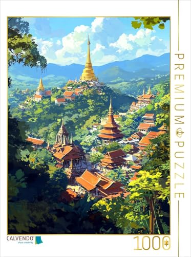 CALVENDO Puzzle Chiang Mai Wat Phra That DOI Suthep Thailand | 1000 Teile Lege-Größe 48 x 64 cm Foto-Puzzle für glückliche Stunden CALVENDO Puzzle Chiang Mai Wat Phra That DOI Suthep Thailand | 1000 Teile Lege-Größe 48 x 64 cm Foto-Puzzle für glückliche Stunden von CALVENDO