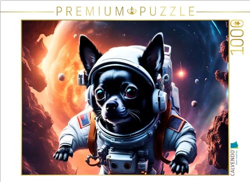 CALVENDO Puzzle Chihuahua Raumfahrer im Universum | 1000 Teile Lege-Größe 64 x 48 cm Foto-Puzzle für glückliche Stunden CALVENDO Puzzle Chihuahua Raumfahrer im Universum | 1000 Teile Lege-Größe 64 x 48 cm Foto-Puzzle für glückliche Stunden von CALVENDO
