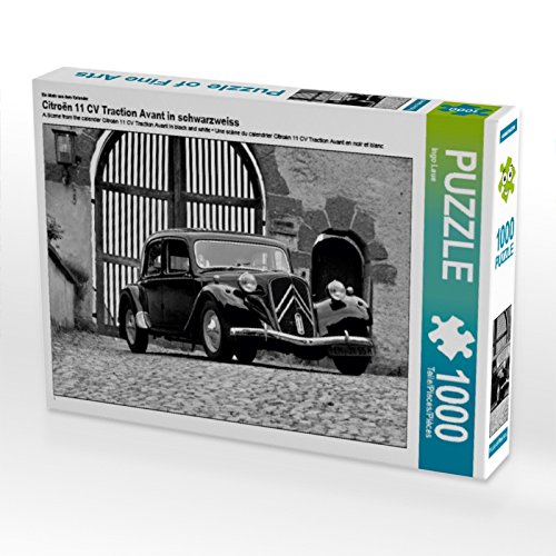 CALVENDO Puzzle EIN Motiv aus dem Kalender Citroën 11 CV Traction Avant in schwarzweiss 1000 Teile Puzzle quer | 1000 Teile Lege-Größe 64 x 48 cm Foto-Puzzle für glückliche Stunden CALVENDO Puzzle EIN Motiv aus dem Kalender Citroën 11 CV Traction Avant in schwarzweiss 1000 Teile Puzzle quer | 1000 Teile Lege-Größe 64 x 48 cm Foto-Puzzle für glückliche Stunden von CALVENDO