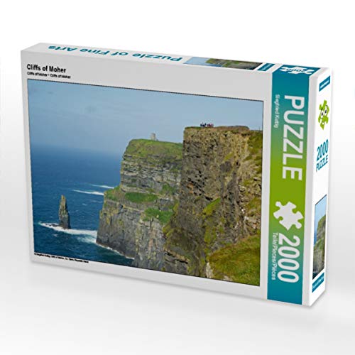 CALVENDO Puzzle Cliffs of Moher 2000 Teile Lege-Größe 90 x 67 cm Foto-Puzzle Bild von Siegfried Kuttig von CALVENDO
