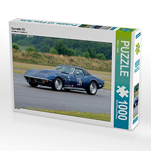 CALVENDO Puzzle Corvette C3 1000 Teile Puzzle quer | Lege-Größe cm Foto-Puzzle für glückliche Stunden von CALVENDO