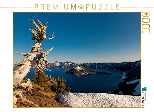 CALVENDO Puzzle Crater Lake, Oregon 1000 Teile Puzzle quer | 1000 Teile Lege-Größe 64 x 48 cm Foto-Puzzle für glückliche Stunden von CALVENDO