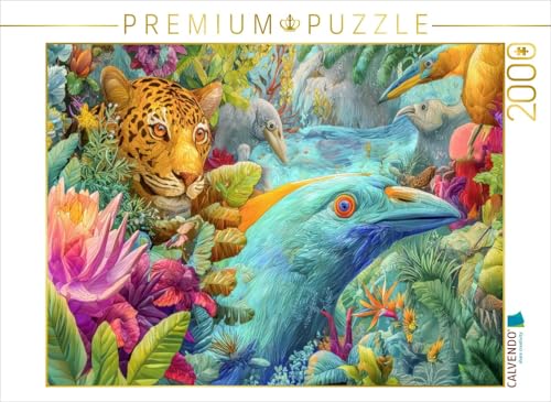 CALVENDO Puzzle Créatures animales de la Jungle | 2000 Teile Lege-Größe 90 x 67 cm Foto-Puzzle für glückliche Stunden von CALVENDO