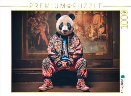 CALVENDO Puzzle DJ Panda | 1000 Teile Lege-Größe 64 x 48 cm Foto-Puzzle für glückliche Stunden von CALVENDO