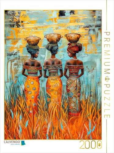 CALVENDO Puzzle DREI afrikanische Frauen mit Wasserschalen auf dem Kopf | 2000 Teile Lege-Größe 67 x 90 cm Foto-Puzzle für glückliche Stunden CALVENDO Puzzle DREI afrikanische Frauen mit Wasserschalen auf dem Kopf | 2000 Teile Lege-Größe 67 x 90 cm Foto-Puzzle für glückliche Stunden von CALVENDO