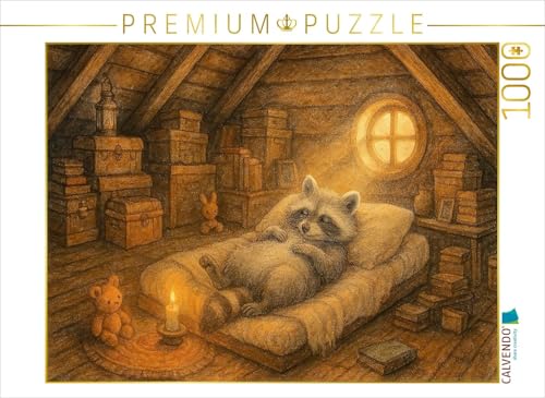 CALVENDO Puzzle Dachbodenträumer – Der kleine Waschbär | 1000 Teile Lege-Größe 64 x 48 cm Foto-Puzzle für glückliche Stunden CALVENDO Puzzle Dachbodenträumer – Der kleine Waschbär | 1000 Teile Lege-Größe 64 x 48 cm Foto-Puzzle für glückliche Stunden von CALVENDO
