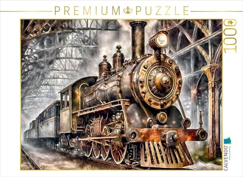 CALVENDO Puzzle Dampflokomotive | 1000 Teile Lege-Größe 64 x 48 cm Foto-Puzzle für glückliche Stunden von CALVENDO