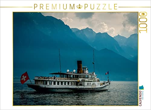 CALVENDO Puzzle Dampfschiff 1000 Teile Puzzle quer | 1000 Teile Lege-Größe 64 x 48 cm Foto-Puzzle für glückliche Stunden von CALVENDO