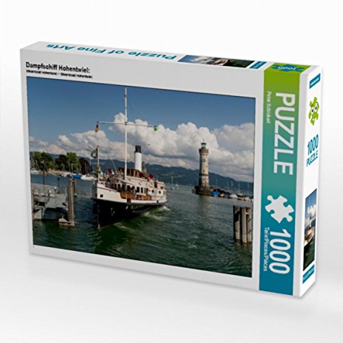 CALVENDO Puzzle Dampfschiff Hohentwiel: 1000 Teile Lege-Größe 64 x 48 cm Foto-Puzzle Bild von Peter Schickert von CALVENDO