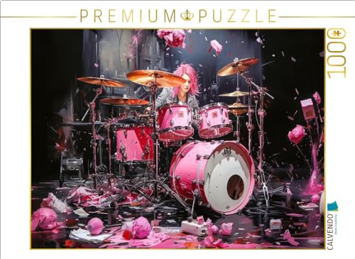 CALVENDO Puzzle Das Schlagzeugsolo, Gipfel der Verzierung und Betonung | Lege-Größe cm Foto-Puzzle für glückliche Stunden von CALVENDO