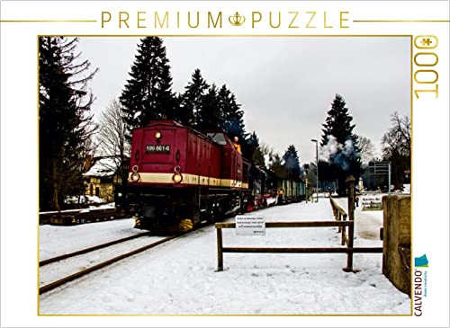 CALVENDO Puzzle Das sogenannte Harzkamel im Bahnhof DREI-Annen-Hohne 1000 Teile Puzzle quer | 1000 Teile Lege-Größe 64 x 48 cm Foto-Puzzle für glückliche Stunden von CALVENDO