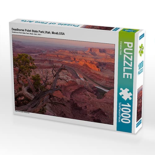CALVENDO Puzzle Deadhorse Point State Park,Utah, Moab,USA 1000 Teile Puzzle quer | 1000 Teile Lege-Größe 64 x 48 cm Foto-Puzzle für glückliche Stunden von CALVENDO