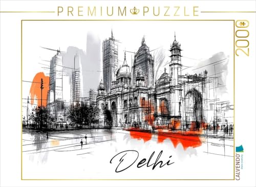 CALVENDO Puzzle Delhi | 2000 Teile Lege-Größe 90 x 67 cm Foto-Puzzle für glückliche Stunden von CALVENDO