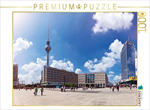 CALVENDO Puzzle Der Alex! – Blick auf den Alexanderplatz und dem Berliner Wahrzeichen, dem Fernsehturm. 1000 Teile Lege-Größe 64 x 48 cm Foto-Puzzle Bild von Falko Seidel von CALVENDO