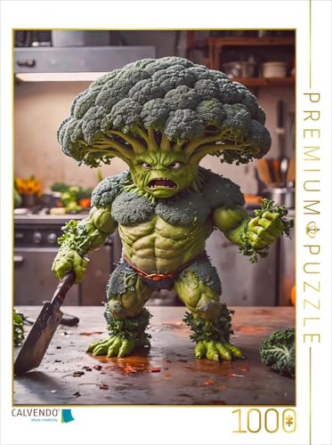 CALVENDO Puzzle Der Brokkoli Schlächter | 1000 Teile Lege-Größe 64 x 48 cm Foto-Puzzle für glückliche Stunden von CALVENDO