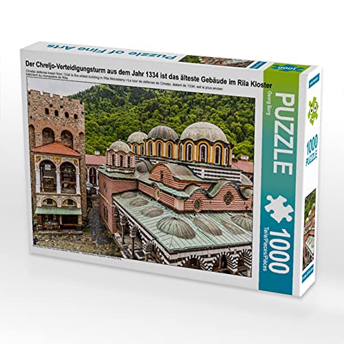 CALVENDO Puzzle Der Chreljo-Verteidigungsturm aus dem Jahr 1334 ist das älteste Gebäude im Rila Kloster 1000 Teile Lege-Größe 64 x 48 cm Foto-Puzzle Bild von Georg T. Berg CALVENDO Puzzle Der Chreljo-Verteidigungsturm aus dem Jahr 1334 ist das älteste Gebäude im Rila Kloster 1000 Teile Lege-Größe 64 x 48 cm Foto-Puzzle Bild von Georg T. Berg von CALVENDO