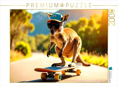 CALVENDO Puzzle Der Coole Känguru-Boarder | 2000 Teile Lege-Größe 90 x 67 cm Foto-Puzzle für glückliche Stunden CALVENDO Puzzle Der Coole Känguru-Boarder | 2000 Teile Lege-Größe 90 x 67 cm Foto-Puzzle für glückliche Stunden von CALVENDO