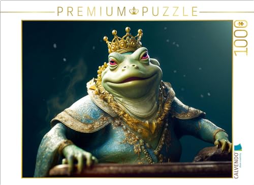 CALVENDO Puzzle Der Froschkönig | 1000 Teile Lege-Größe 64 x 48 cm Foto-Puzzle für glückliche Stunden CALVENDO Puzzle Der Froschkönig | 1000 Teile Lege-Größe 64 x 48 cm Foto-Puzzle für glückliche Stunden von CALVENDO