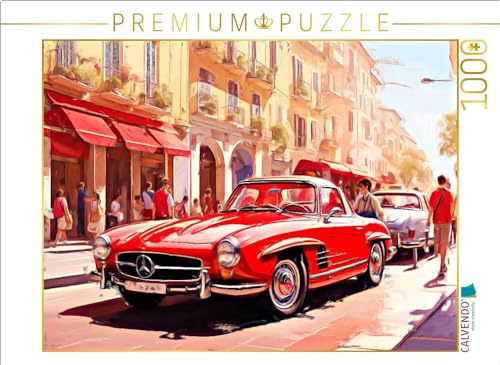 CALVENDO Puzzle Der Klassische Mercedes-Benz 190SL Gilt heutzutage als Wertanlage. | 1000 Teile Lege-Größe 64 x 48 cm Foto-Puzzle für glückliche Stunden von CALVENDO