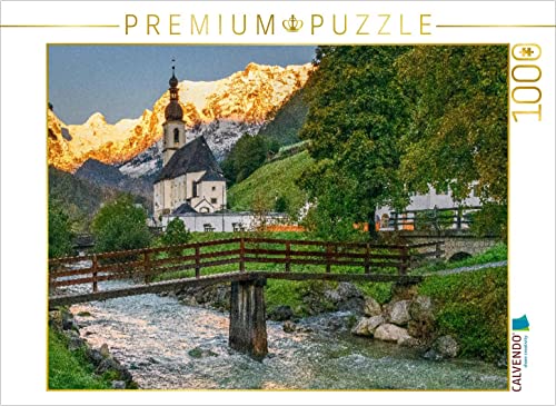 CALVENDO Puzzle Der Malerwinkel mit glühenden Bergen 1000 Teile Lege-Größe 64 x 48 cm Foto-Puzzle Bild von Dieter Wilczek von CALVENDO