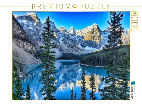 CALVENDO Puzzle Der Moraine Lake wurde 1969 sogar auf der 20-Dollar-Note im Rahmen der Scenes of Canadian Series abgebildet. | 1000 Teile Lege-Größe 64 x 48 cm Foto-Puzzle für glückliche Stunden von CALVENDO