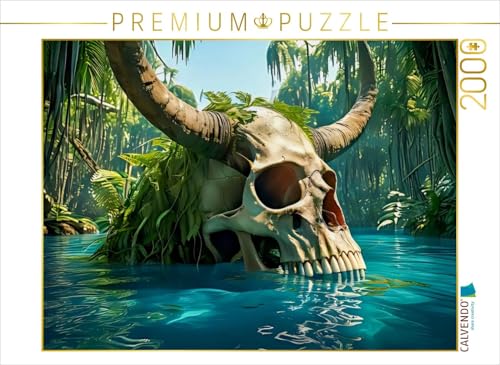 CALVENDO Puzzle Der Schädel in der Karibik | 2000 Teile Lege-Größe 90 x 67 cm Foto-Puzzle für glückliche Stunden von CALVENDO