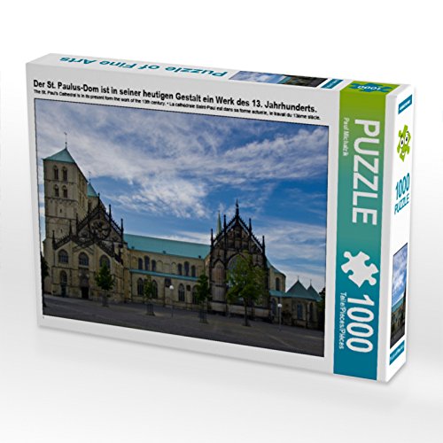 CALVENDO Puzzle Der St. Paulus-Dom ist in Seiner heutigen Gestalt EIN Werk des 13. Jahrhunderts. 1000 Teile Puzzle quer | 1000 Teile Lege-Größe 64 x 48 cm Foto-Puzzle für glückliche Stunden von CALVENDO