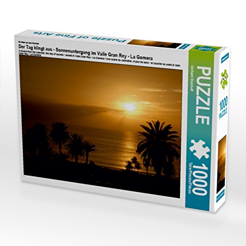 CALVENDO Puzzle Der Tag klingt aus - Sonnenuntergang im Valle Gran Rey - La Gomera 1000 Teile Lege-Größe 64 x 48 cm Foto-Puzzle Bild von Gerhard Bomhoff CALVENDO Puzzle Der Tag klingt aus - Sonnenuntergang im Valle Gran Rey - La Gomera 1000 Teile Lege-Größe 64 x 48 cm Foto-Puzzle Bild von Gerhard Bomhoff von CALVENDO