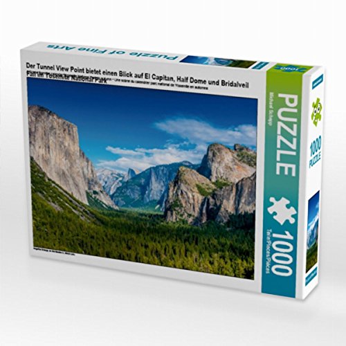 CALVENDO Puzzle Der Tunnel View Point bietet einen Blick auf EL Capitan, Half Dome und Bridalveil Fall im Yosemite National Park 1000 Teile Lege-Größe 64 x 48 cm Foto-Puzzle Bild von Michael Schepp CALVENDO Puzzle Der Tunnel View Point bietet einen Blick auf EL Capitan, Half Dome und Bridalveil Fall im Yosemite National Park 1000 Teile Lege-Größe 64 x 48 cm Foto-Puzzle Bild von Michael Schepp von CALVENDO