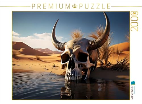 CALVENDO Puzzle Der Wächter am Wasserloch | 2000 Teile Lege-Größe 90 x 67 cm Foto-Puzzle für glückliche Stunden von CALVENDO