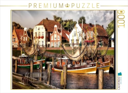 CALVENDO Puzzle Der alte Hafen Greetsiel | Lege-Größe cm Foto-Puzzle für glückliche Stunden von CALVENDO