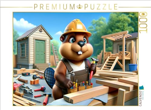 CALVENDO Puzzle Der fleißige Biber am Werk: EIN tierischer Zimmermann beginnt das Baujahr | 1000 Teile Lege-Größe 64 x 48 cm Foto-Puzzle für glückliche Stunden CALVENDO Puzzle Der fleißige Biber am Werk: EIN tierischer Zimmermann beginnt das Baujahr | 1000 Teile Lege-Größe 64 x 48 cm Foto-Puzzle für glückliche Stunden von CALVENDO