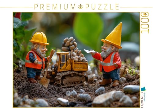 CALVENDO Puzzle Die Bauarbeiter Gartenzwerge bei der Arbeit | 1000 Teile Lege-Größe 64 x 48 cm Foto-Puzzle für glückliche Stunden CALVENDO Puzzle Die Bauarbeiter Gartenzwerge bei der Arbeit | 1000 Teile Lege-Größe 64 x 48 cm Foto-Puzzle für glückliche Stunden von CALVENDO